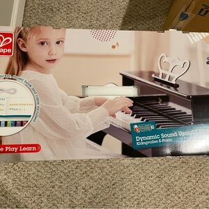 Black Dynamic Sound Upright Piano for Kids